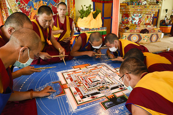 33rd Kalackakra by His Holiness the 14. Dalai Lama, Ladakh, J&K,