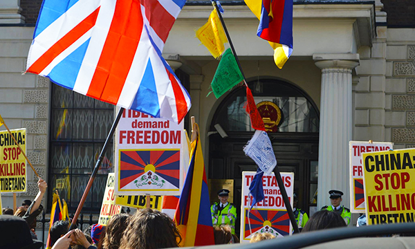 tibetan_Community_UK_London_Protest-3